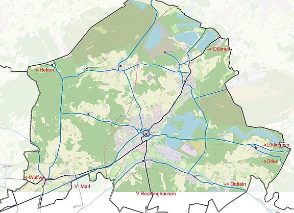 Radzielnetz Haltern am See